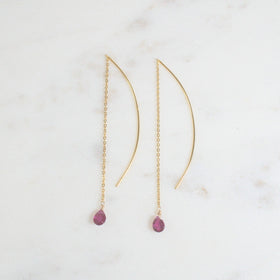 【KOE】14kgfアメリカンピアス ルビー