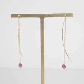 【KOE】14kgfアメリカンピアス ルビー