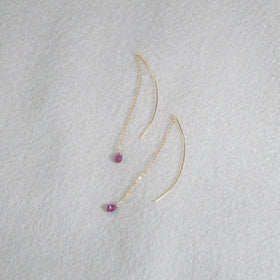 【KOE】14kgfアメリカンピアス ルビー