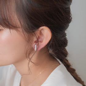 【KOE】パール4粒スタッドピアス