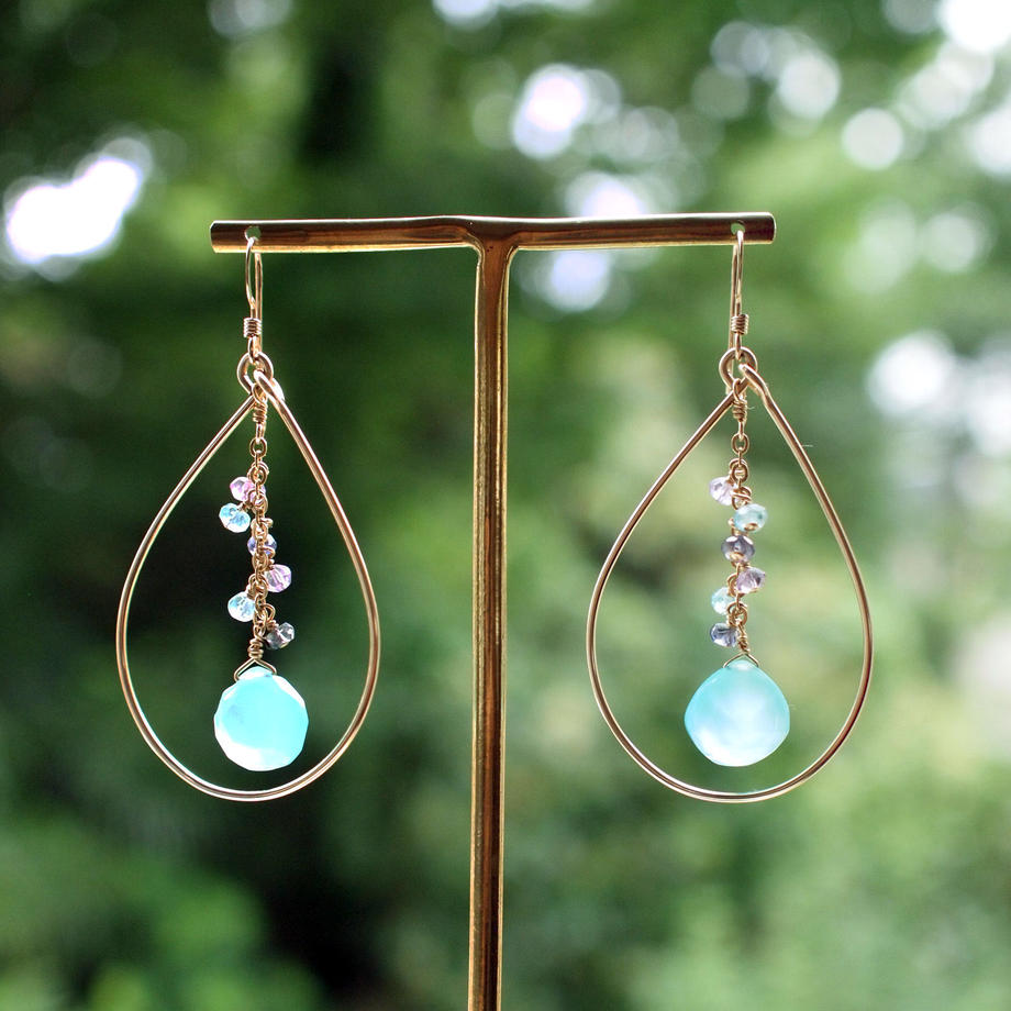 【noelani designs ノエラニ】PIKAKE GOLD ピアス