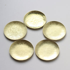 【WATO】鎚目模様の真鍮豆皿