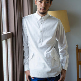 【 YUIGAHAMA SHIRT 】pullover white